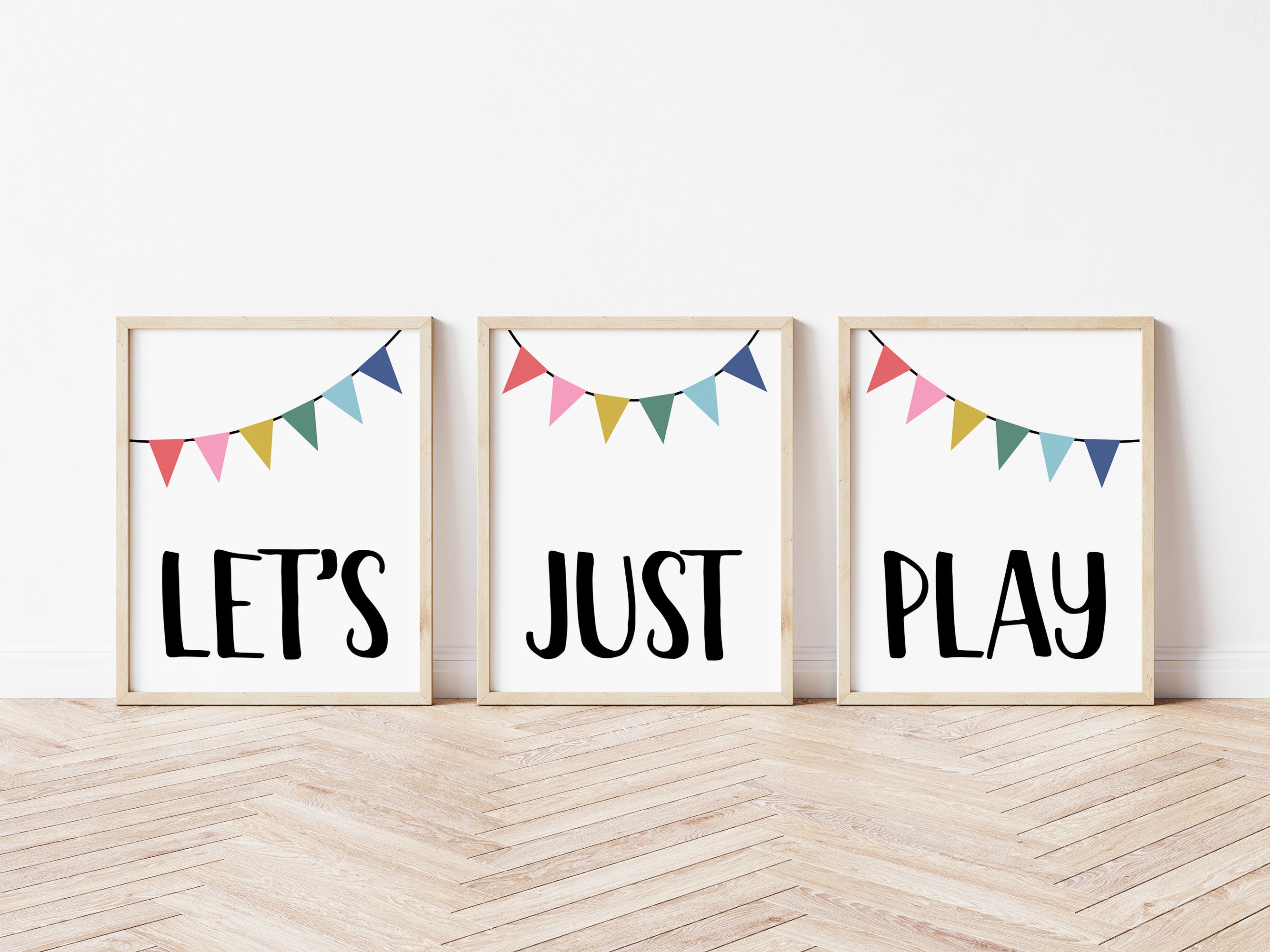 Let's Just Play Printable Lets Just Play Poster Nursery Etsy
