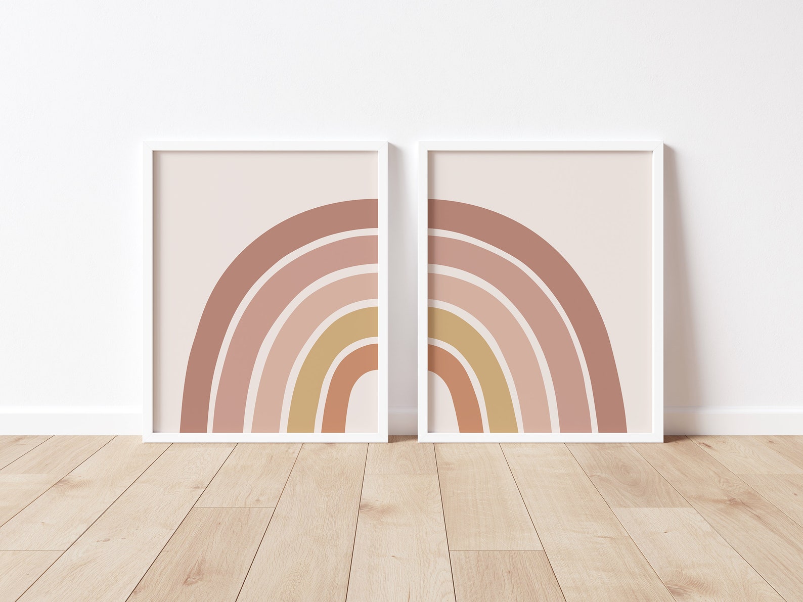 Rainbow Wall Art, Set of 2 Rainbow Prints, Girls Bedroom Decor, Girl ...