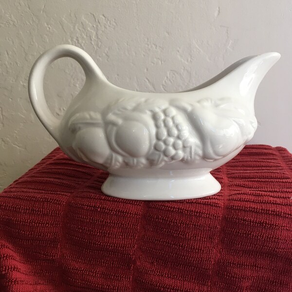 Embossed Gravy Boat Etsy