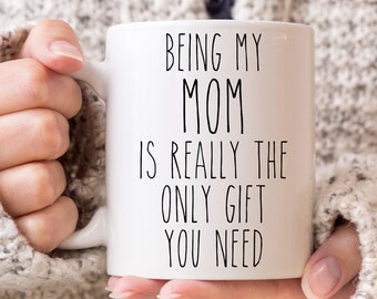 Funny Mom Gift Idea for Mother's Day Gifts from Daughter Gift from Son Best Mom Ever Mug Coffee Cup Mom Birthday Present Gift for Her