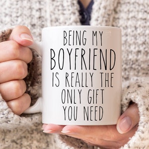 Funny Boyfriend Gift Idea for Valentine&#39;s Day Gifts Boyfriend Mug from Girlfriend Best Boyfriend Ever Valentine Coffee Cup Birthday Present