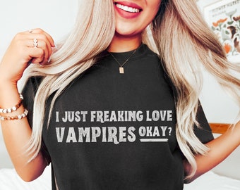 Vampire Shirt, Funny Vampire Shirt, Vampire Tshirt, Vampire T Shirt, Vampire Aesthetic, Vampire Clothing, Folklore Shirt, Comfort Colors