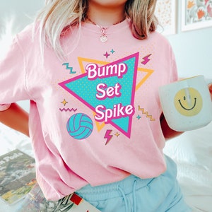 Bump Set Spike Volleyball Mom Shirt, Volleyball Coach, Volleyball Tshirt, Volleyball Player Gift, Volleyball Team Gift, Volleyball Shirts