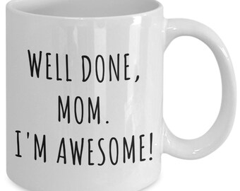 Lustig Tasse mit Spruch /"Gut gemacht Papa/" Geschenk Vatertag