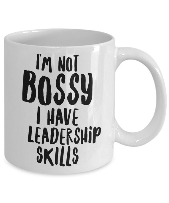 Boss Coffee Mug, Bossy Humor Gift