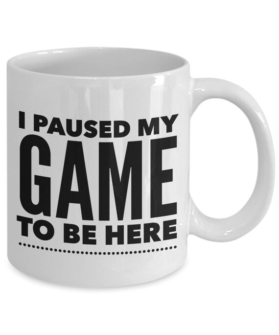 Coffee & Games - Geek Funny Gamer Gift