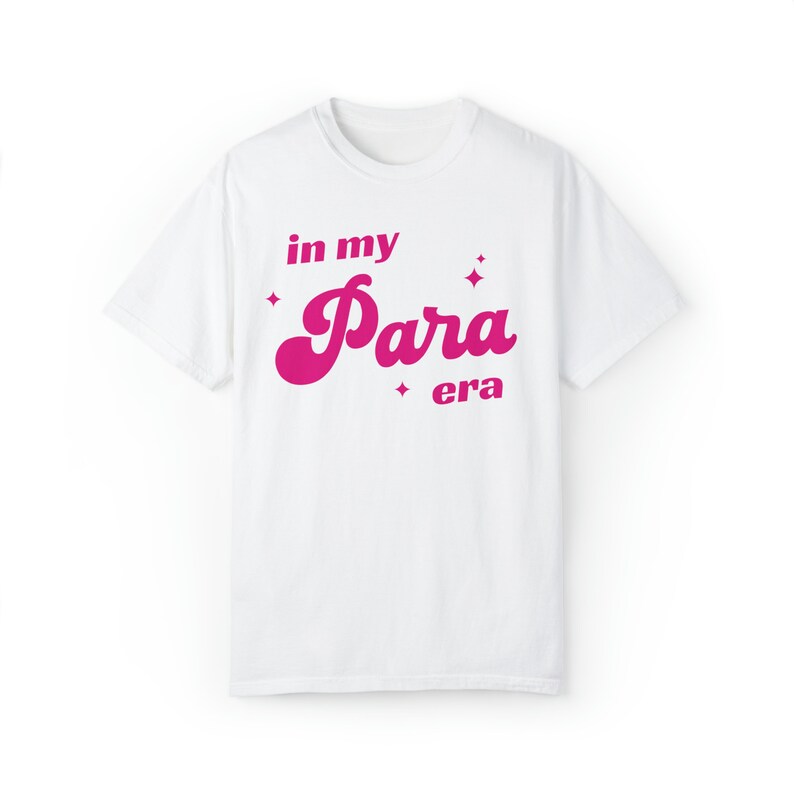 In My Para Era Shirt, Paraprofessional Tee, Retro Paraeducator Shirt, Teacher Aide Shirt, Sped Shirt, Para Shirts, Comfort Colors Shirt image 8