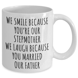 Stepmom Mug From Kids Step Mom Gifts Stepmother Mug Gifts for Step-Mom Present for Stepparent Mother&#39;s Day Funny Gift for Stepmom Coffee Cup
