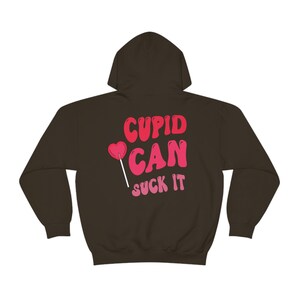 Valentines Hoodie, Anti Valentines Day, Punk Hoodie, Sarcastic Hoodie, Antisocial Hoodie, Quote Hoodie, Hoodie Words on Back image 4