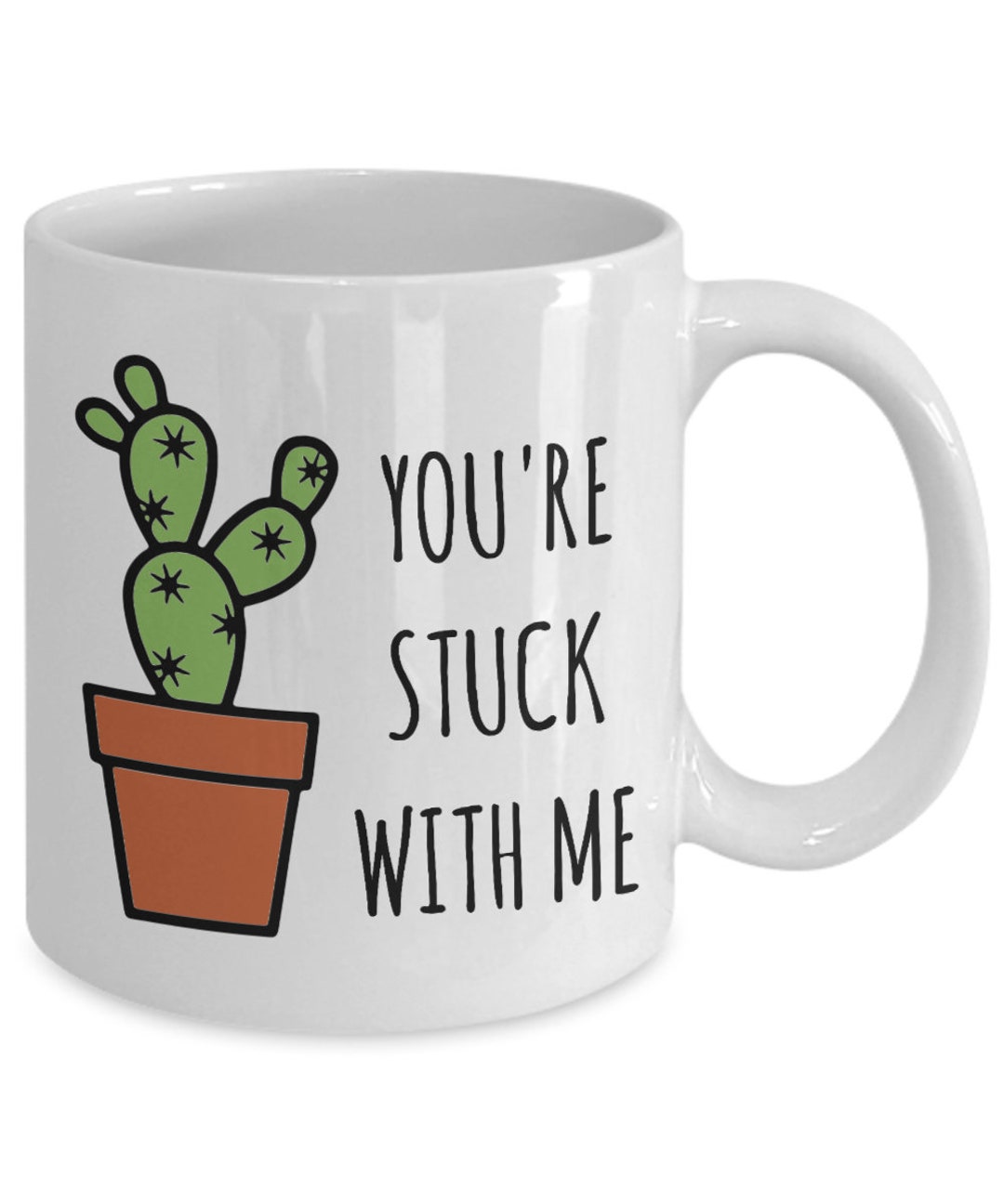 You're Stuck With Me Mug Gift for Husband Gifts for Wife Spouse Gift ...