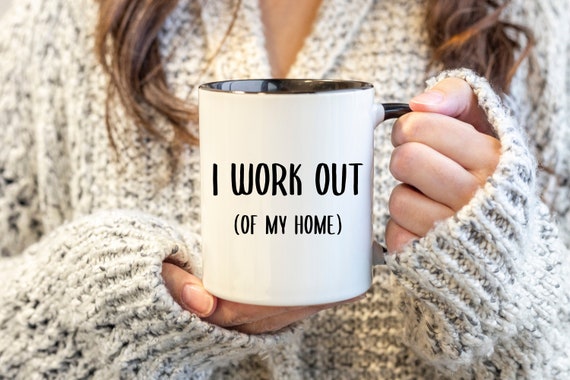 Work From Home Gift I Work Out of My Home Mug Stay at Home Mom Coffee Cup Entrepreneur Gifts Home Office WAHM Life WFH Home Based Business 