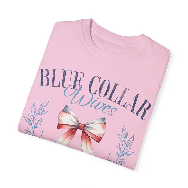 Blue Collar Wife Shirt, Blue Collar Wives Social Club Shirt, Preppy Tshirt, Comfort Colors Tee, Trucker Wife, Plumber Wife Construction Wife image 6