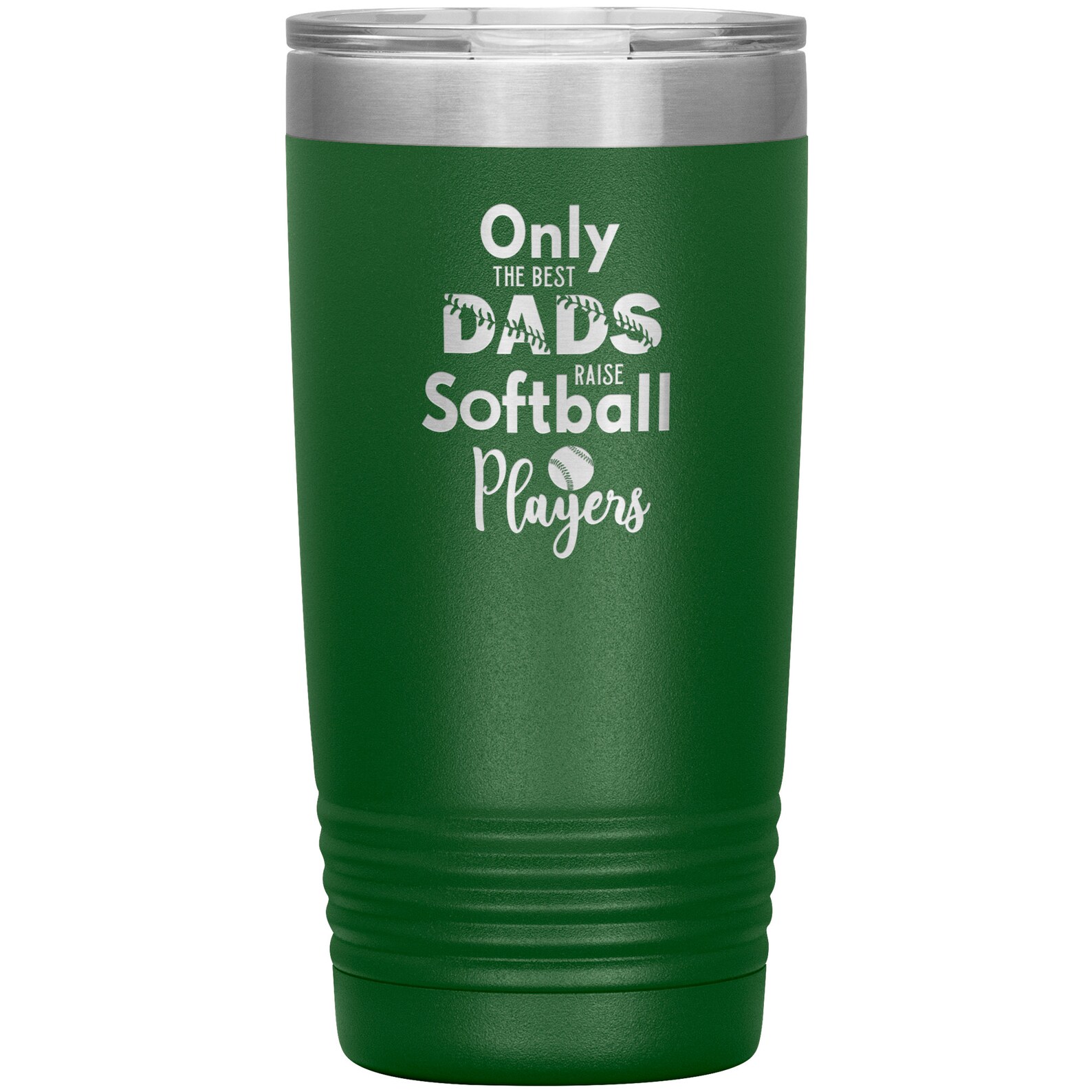 Softball Dad Tumbler Gift for Softball Coach Dad Only the Best Etsy