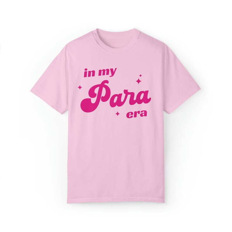 In My Para Era Shirt, Paraprofessional Tee, Retro Paraeducator Shirt, Teacher Aide Shirt, Sped Shirt, Para Shirts, Comfort Colors Shirt image 4