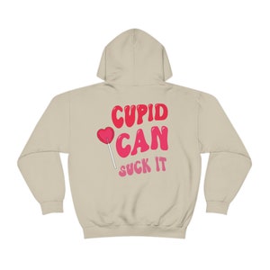 Valentines Hoodie, Anti Valentines Day, Punk Hoodie, Sarcastic Hoodie, Antisocial Hoodie, Quote Hoodie, Hoodie Words on Back image 5