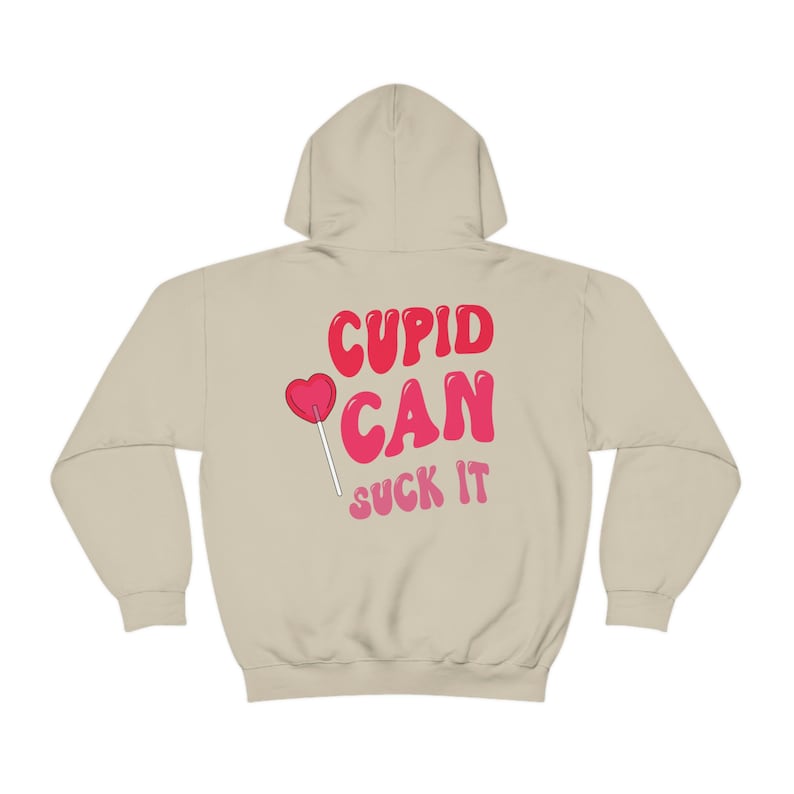 Valentines Hoodie, Anti Valentines Day, Punk Hoodie, Sarcastic Hoodie, Antisocial Hoodie, Quote Hoodie, Hoodie Words on Back image 5
