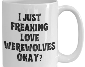 Funny Werewolf Coffee Mug, Halloween Gift - Etsy