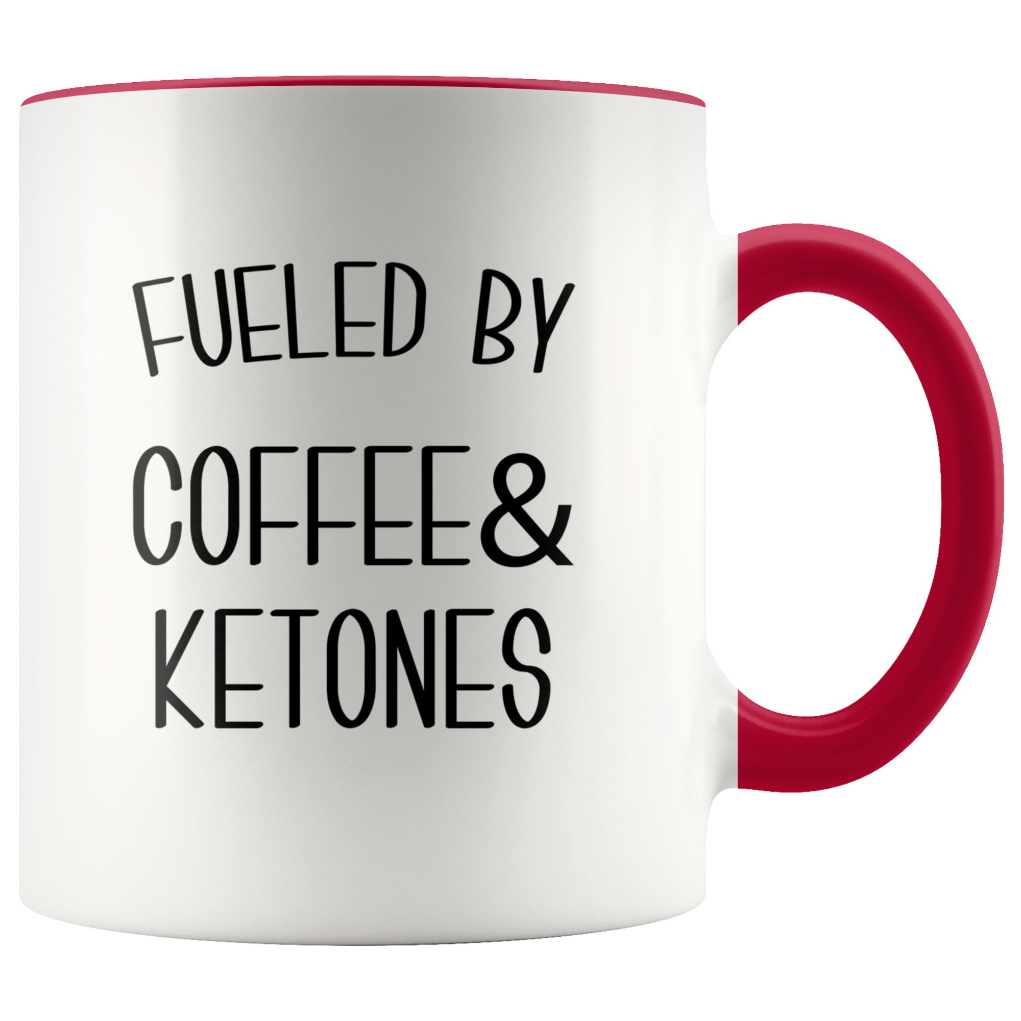 Funny Keto Gifts Keto Mug Fueled by Coffee and Ketones Mug Etsy