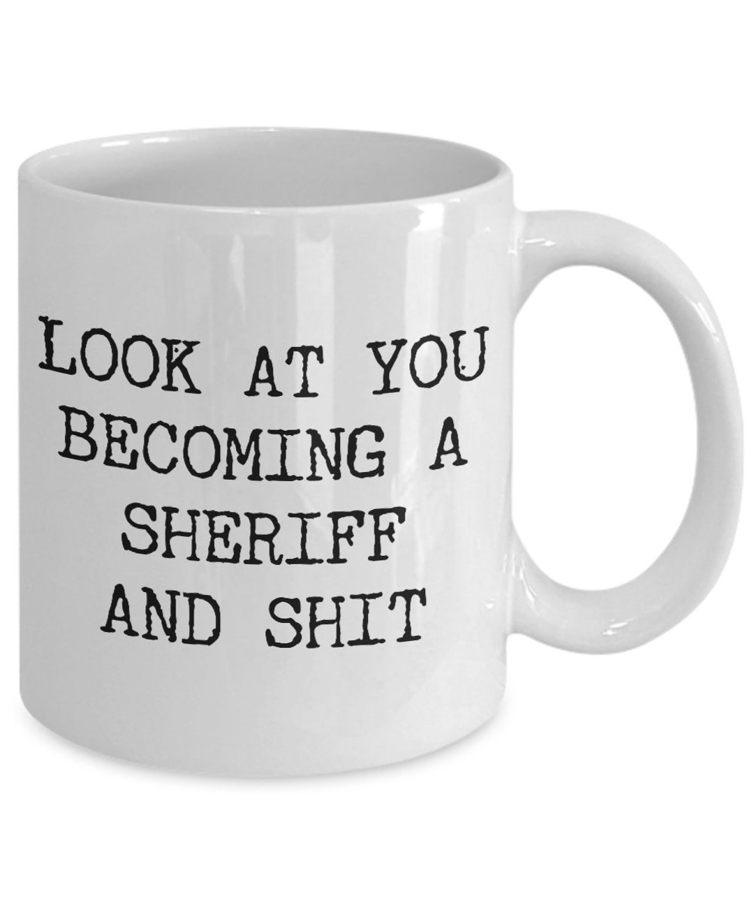 Sheriff Mug Gift Idea for a Sheriff Gifts Funny Future Sheriff Academy