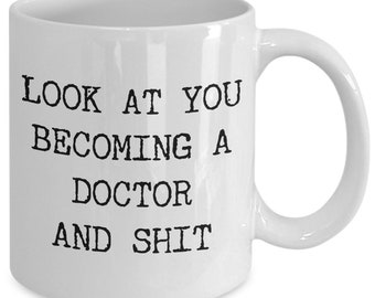 Aspiring Doctor Medical School Student Future Doctor Gifts Doctor Graduation Gifts MCAT Residency License Internship Fellowship Coffee Mug