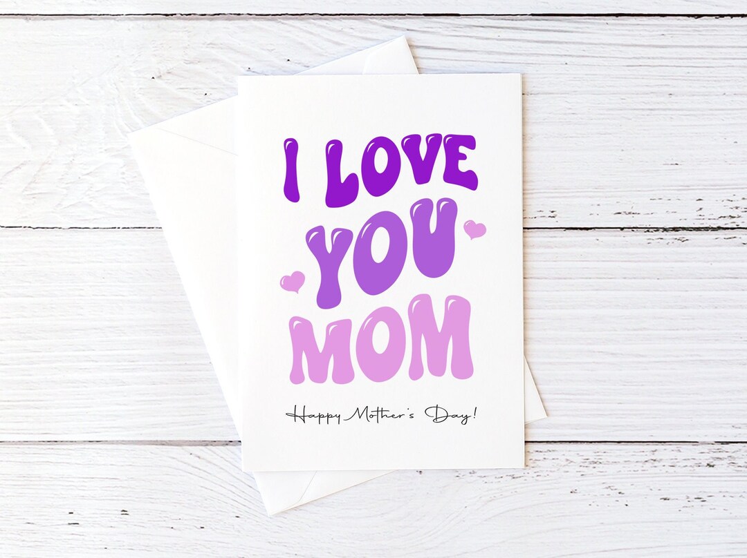 I Love You Mom Card for Mom, Sentimental Mom Gift, Meaningful Mom Gift ...