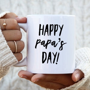 Gift for Papa Mug Happy Papa&#39;s Day Mug Coffee Cup