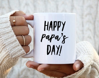 Gift for Papa Mug Happy Papa's Day Mug Coffee Cup
