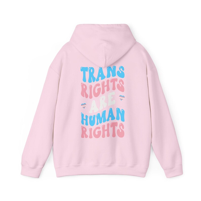 Trans Shirt, Trans Hoodie, Trans Sweatshirt, Trans Pride Shirt, Trans Rights Shirt, Protect Trans Kids, Protect Trans Youth, LGBTQ+ Hoodie image 8