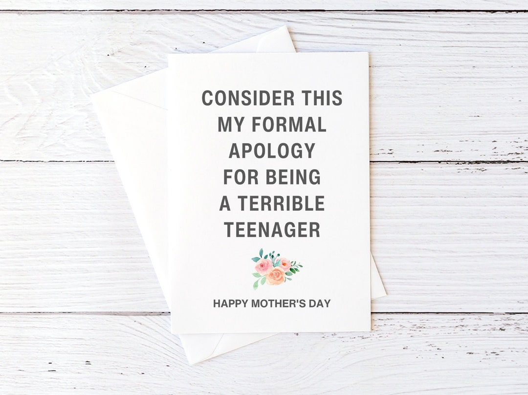 To Mom From Son Card From Daughter Gag Gift for Mom Etsy