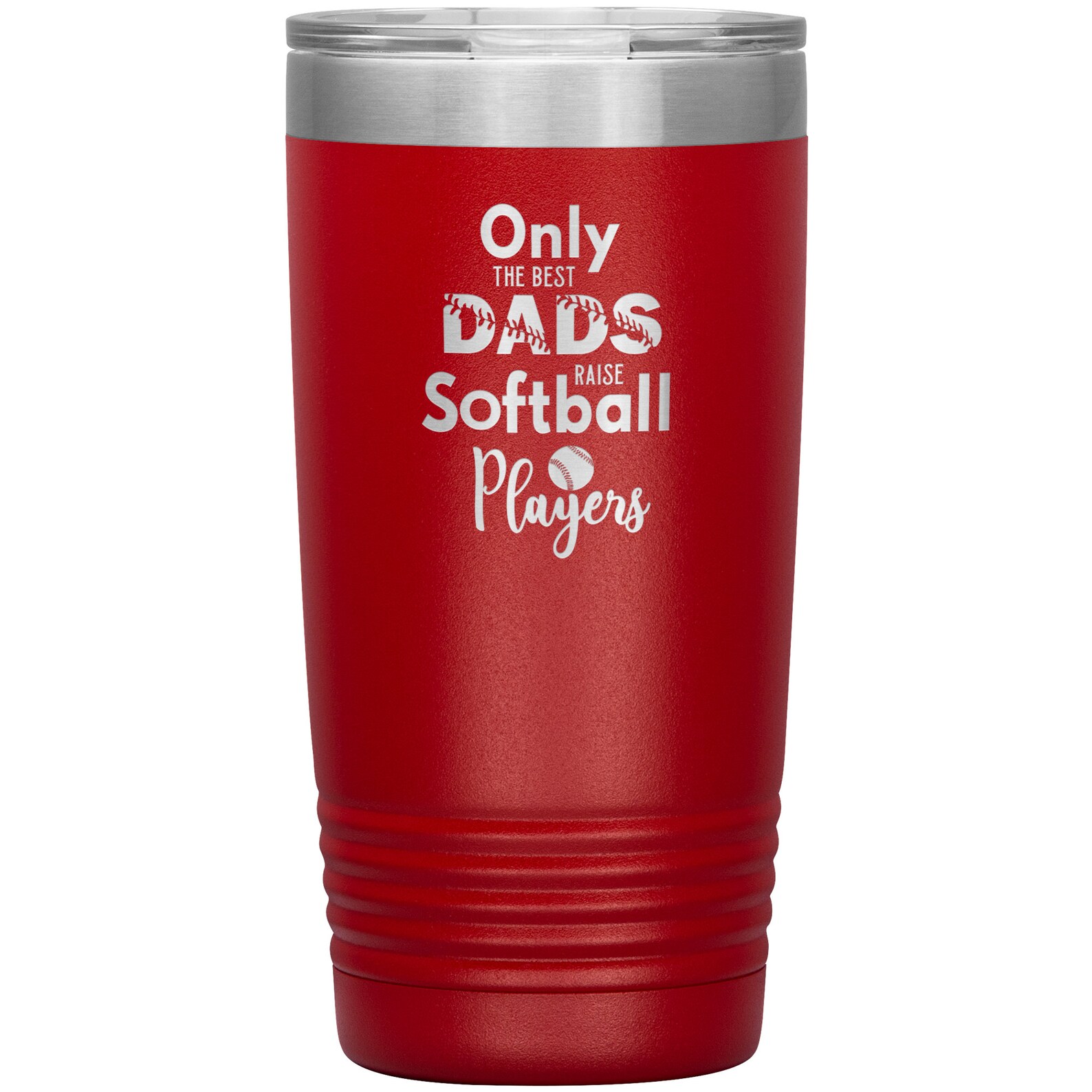 Softball Dad Tumbler Gift for Softball Coach Dad Only the Best Etsy
