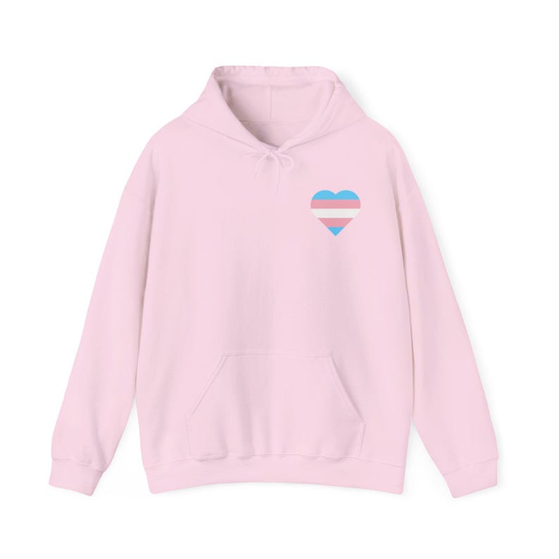 Trans Shirt, Trans Hoodie, Trans Sweatshirt, Trans Pride Shirt, Trans Rights Shirt, Protect Trans Kids, Protect Trans Youth, LGBTQ+ Hoodie image 9
