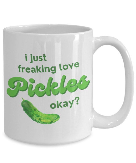 Pickle Mug, Funny Pickle Cup, Pickles, Pickle Gifts, Pickle Lover Gift,  Gift Exchange Idea 