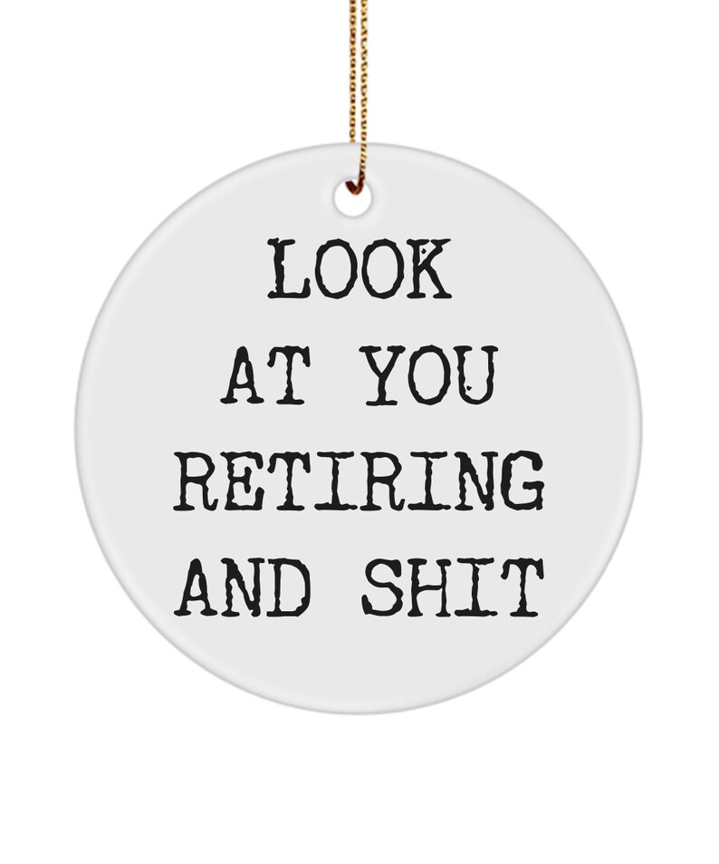 Funny Retirement Gifts for Women Look at You Retiring and Shit Etsy