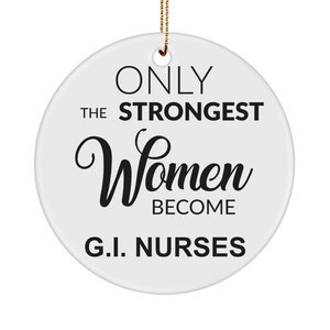 Gi Nurse Gift, Gastro Nurse, Endo Nurse, Endoscopy Nurse, Gastroenterologist, Colonoscopy Endoscopy Rn, G.I Nurses Christmas Ornament