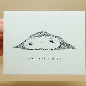 Warmest Wishes - 4.25 x 5.5&#39;&#39; Greeting Card (blank inside) / includes envelope