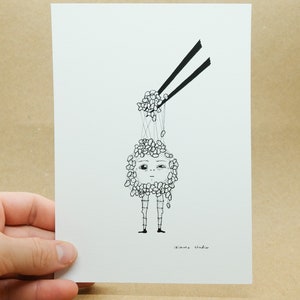 Natto Ikimono - 5x7&quot; / 8x10&quot; fine art print