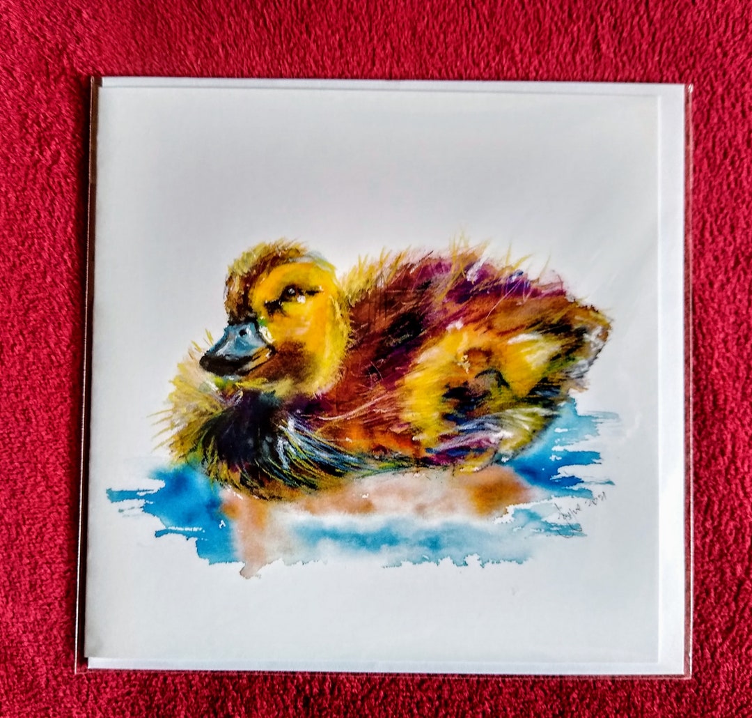 Duckling Greetings Card - Etsy