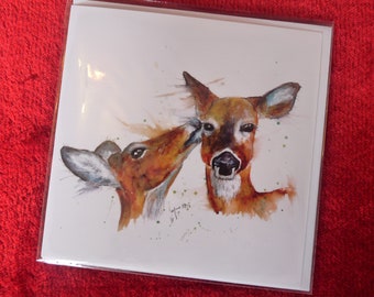 Deer Greetings Card