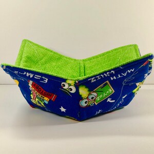 Soup Bowl Cozy, Microwave Bowl Cozy, Bookworm Bowl Cozy