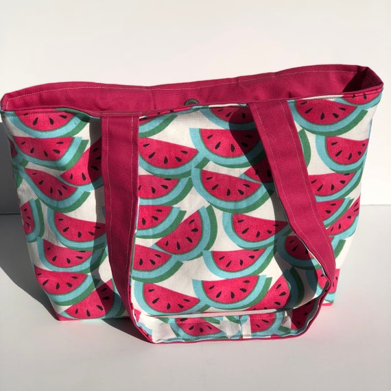 watermelon beach bag
