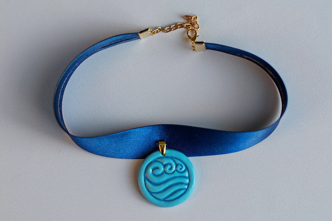 Handmade Katara Necklace Choker Avatar the Last Airbender Etsy