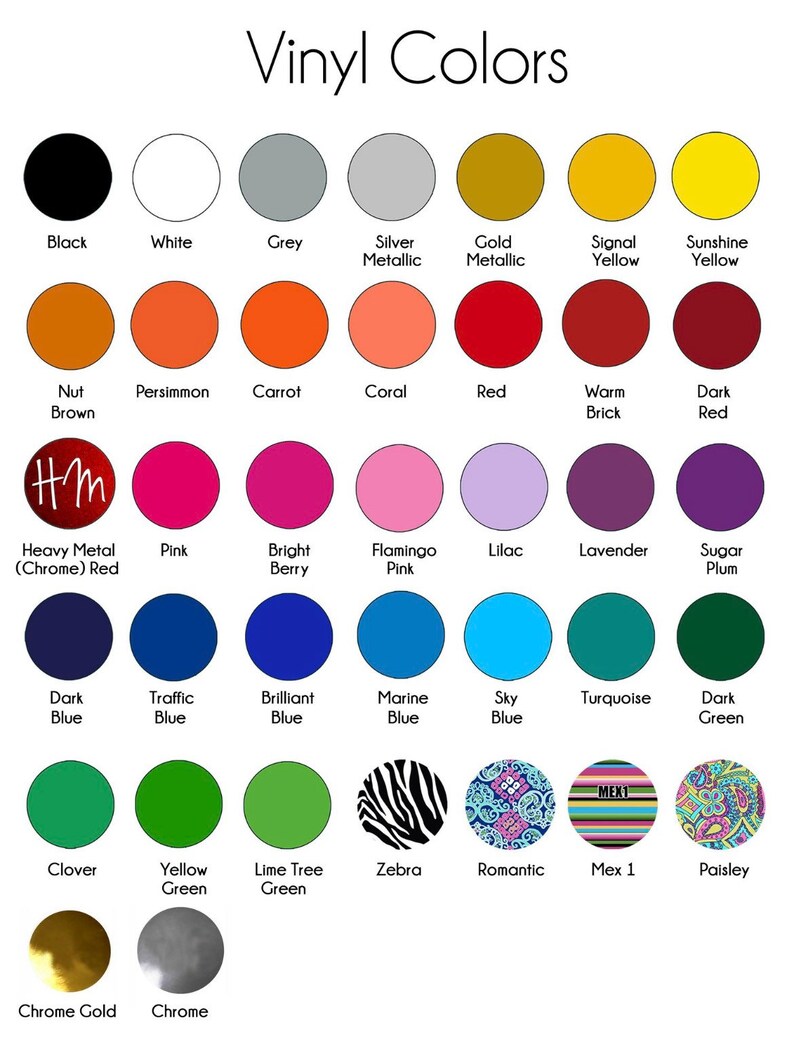 Me Decal Color Add a Decal - Etsy