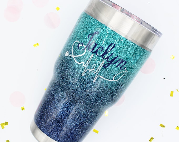Glitter yeti cheap 30 oz