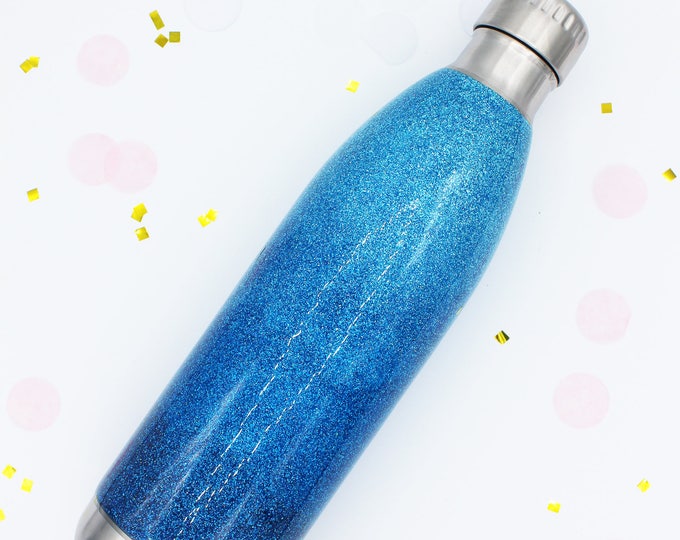 17 oz Swell Ombre Glitter SEALED Stainless Bottle w/o decal. Made to order!!!