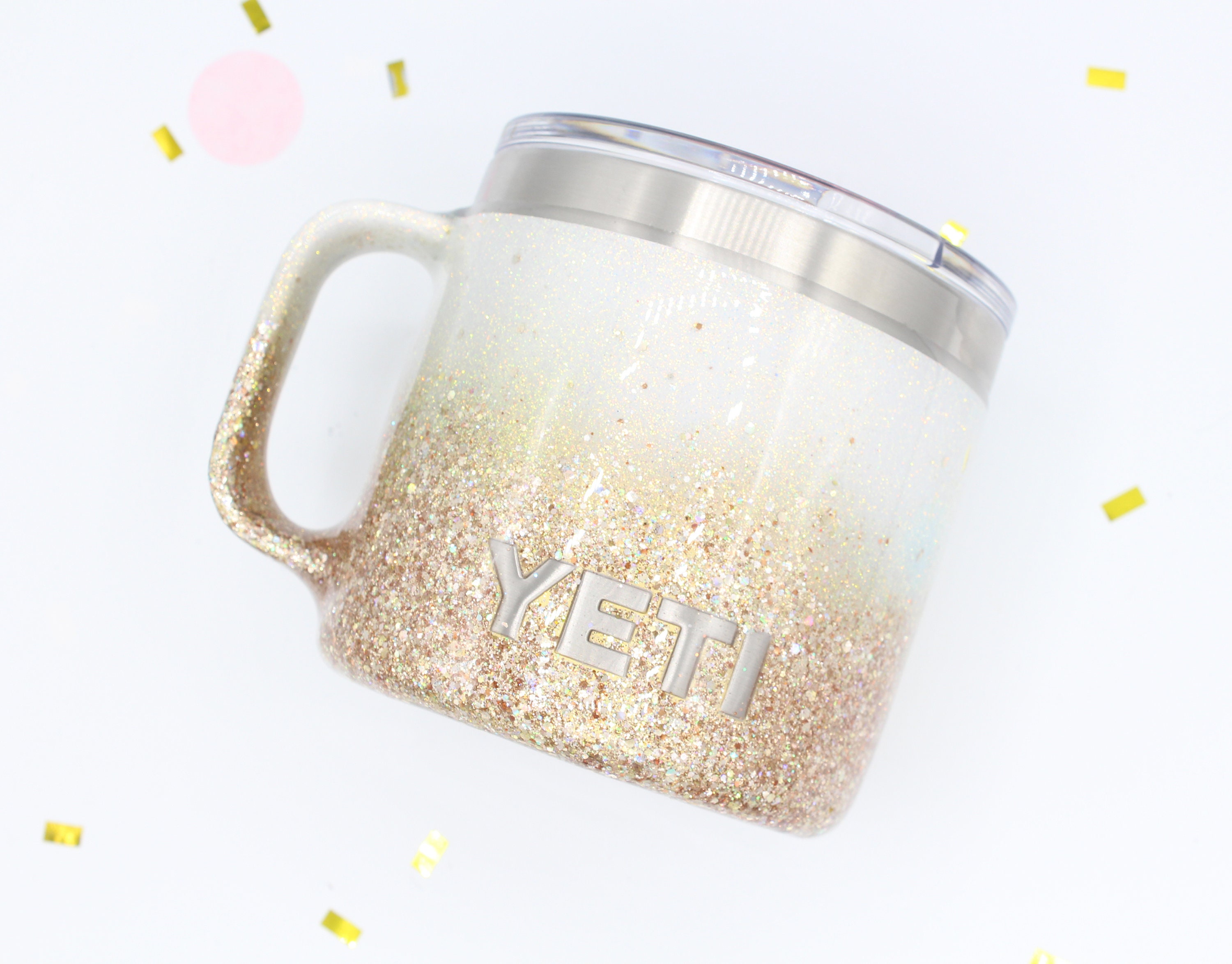 Custom Engraved YETI Rambler 14oz Stackable Mug with Magslider Lid –  Curated by Kayla