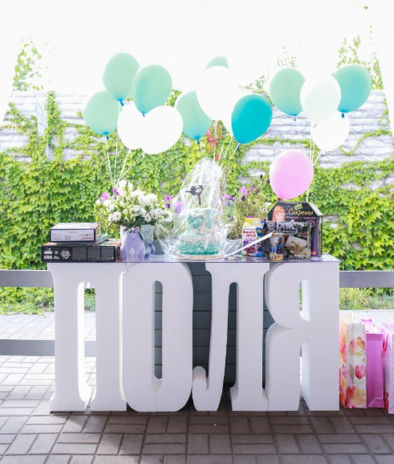 Styrofoam letters Giant letters 30 inches Large free standing letter