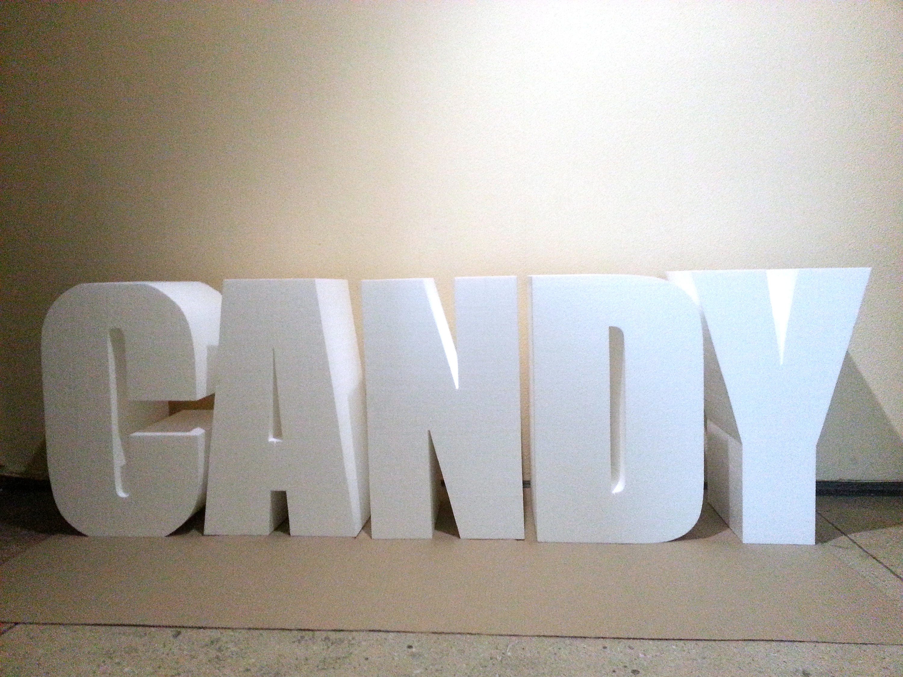 Giant letter 30 inch 3D letter Large free standing letters Etsy