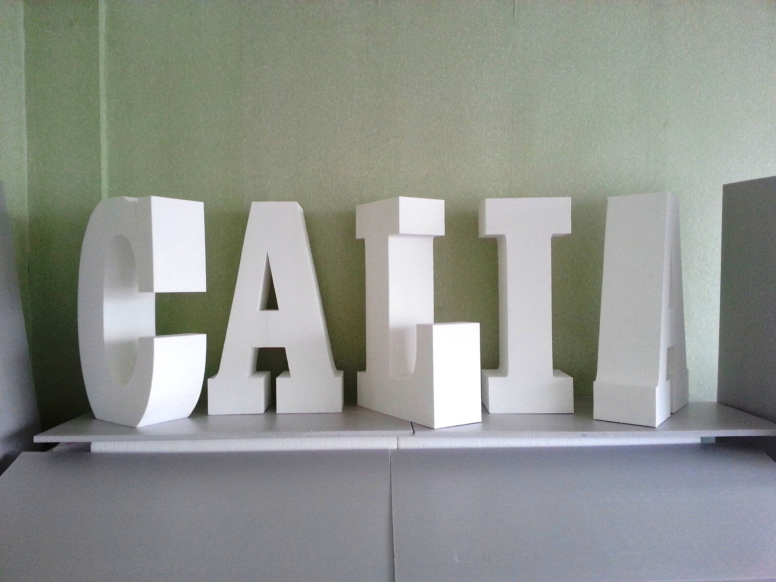 Giant letters 30 inches 3D letters Large free standing letter Etsy