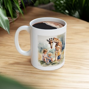 JW Theme Ceramic Mug, Future Paradise Blessings Coffee Cup, , Jehovah&#39;s Witness Present, Bible Study