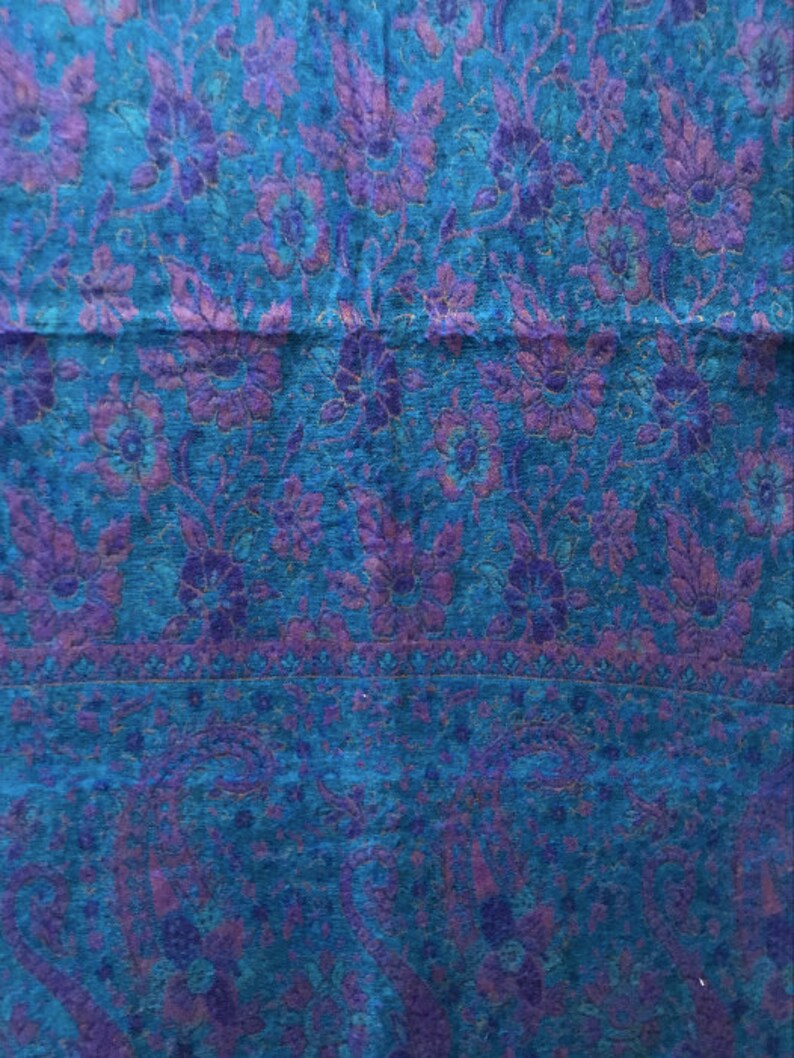 Blanket shawl sofa throw boho bohemian paisley blanket Etsy